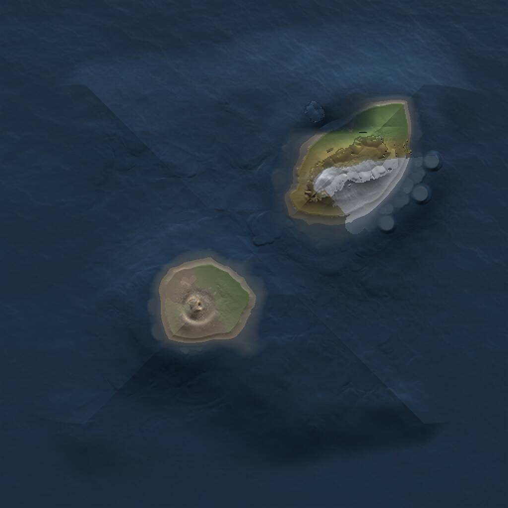 Rust Map: Procedural Map, Size: 1000, Seed: 1386408760, 1 Monuments