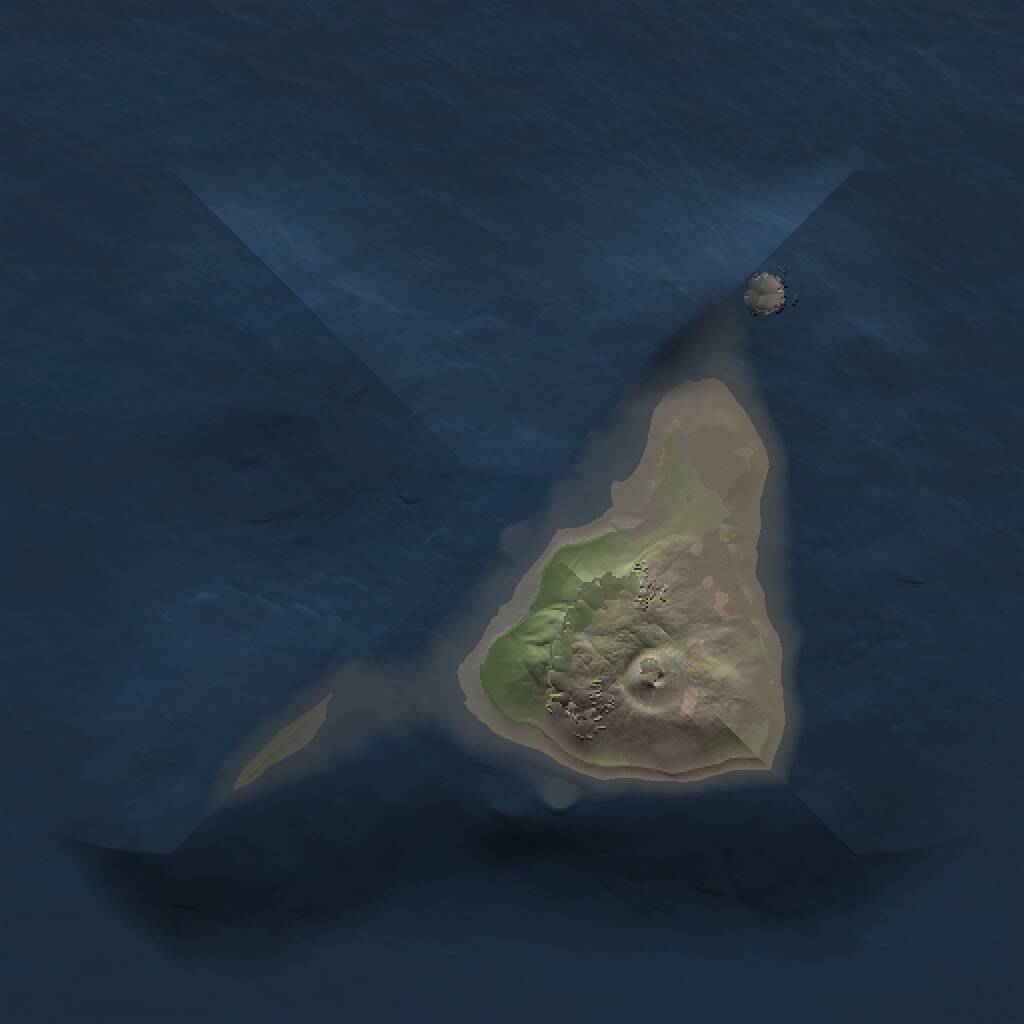 Rust Map: Procedural Map, Size: 1000, Seed: 297751704, 1 Monuments