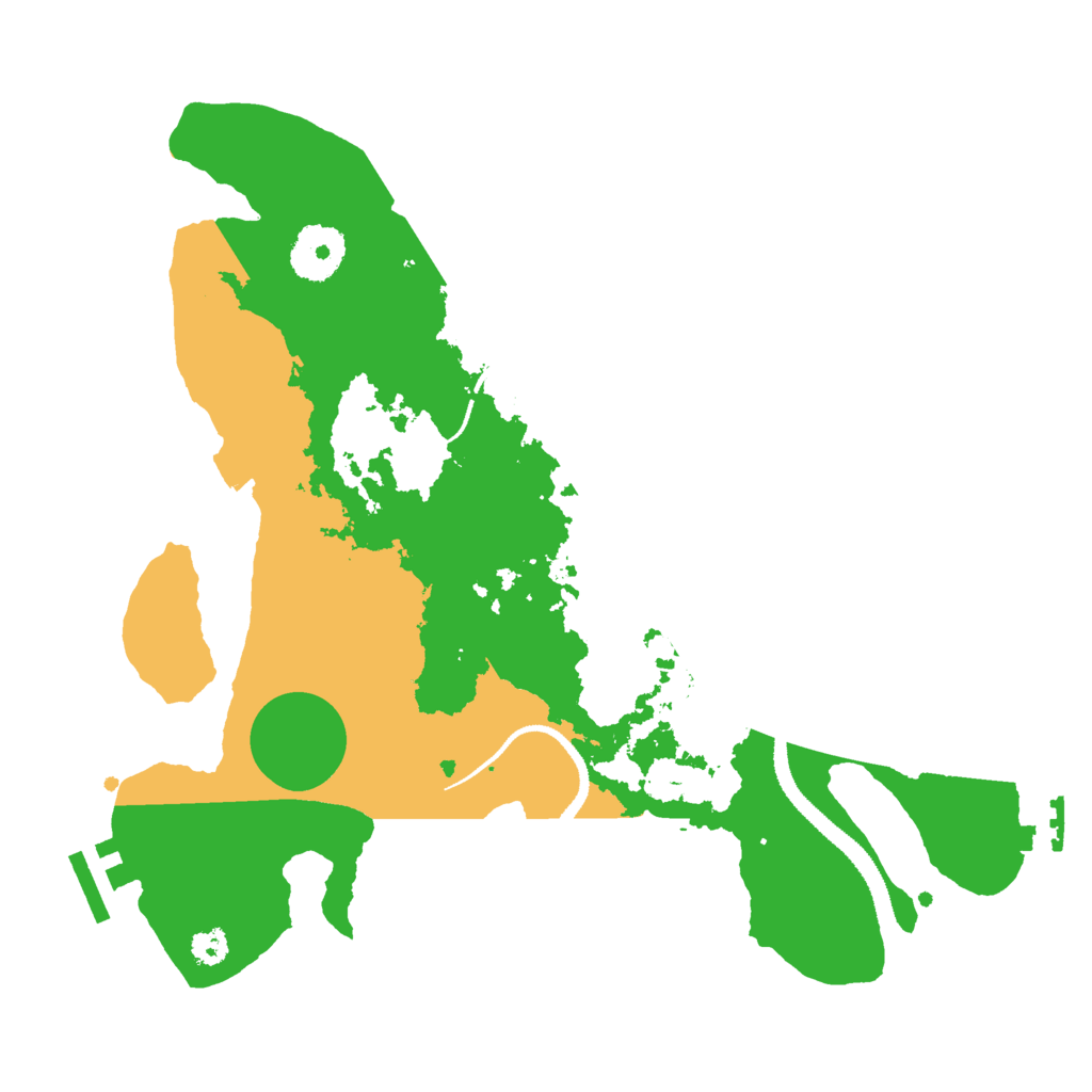 Biome Rust Map: Procedural Map, Size: 3000, Seed: 1074620034