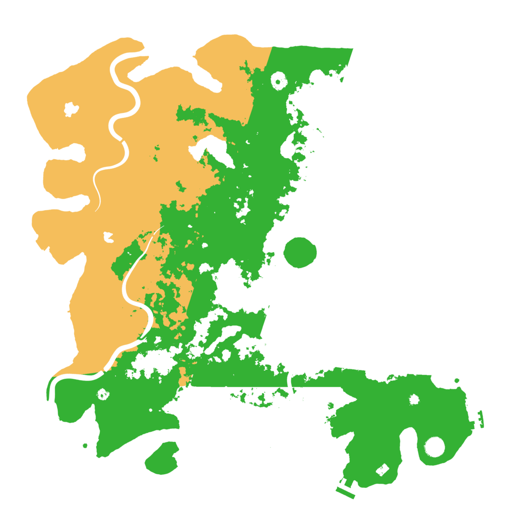 Biome Rust Map: Procedural Map, Size: 4500, Seed: 53222764