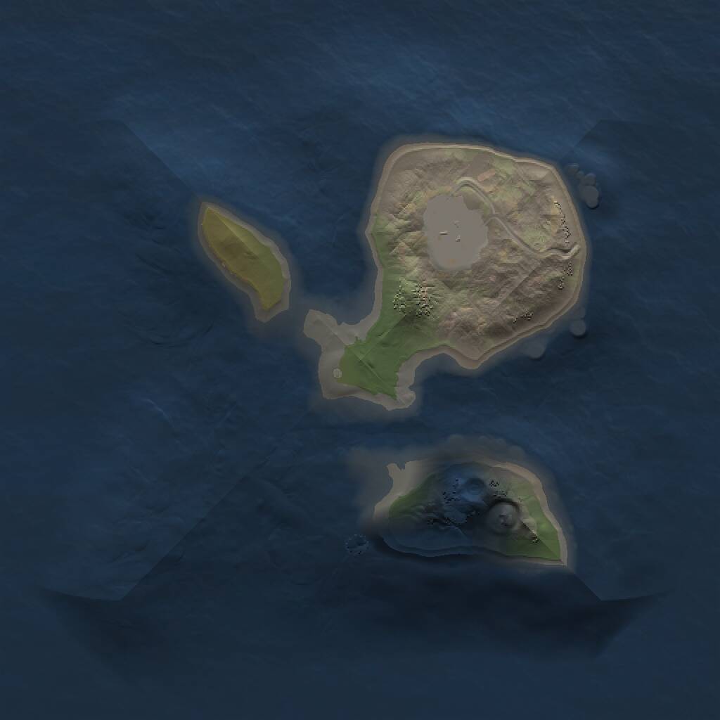 Rust Map: Procedural Map, Size: 1350, Seed: 2089091880, 1 Monuments