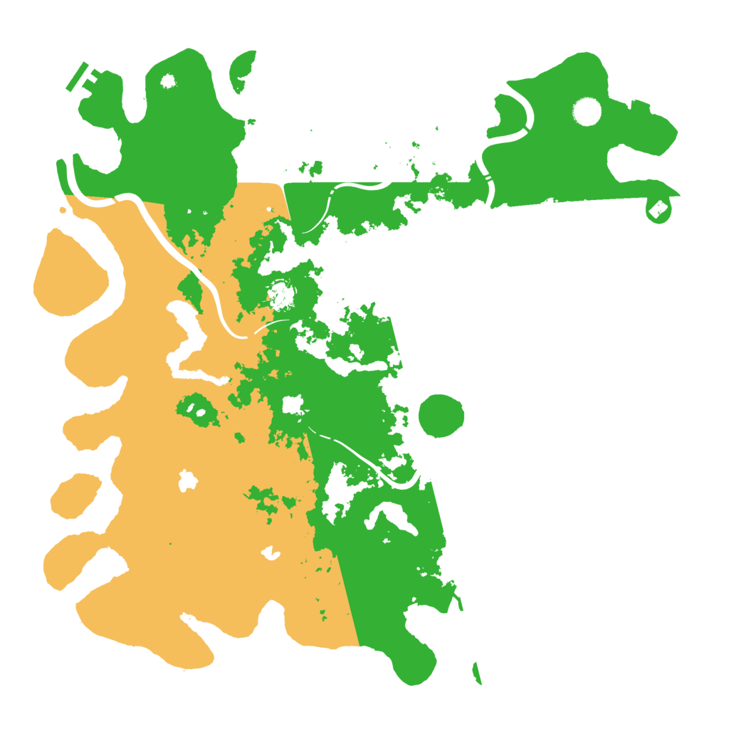 Biome Rust Map: Procedural Map, Size: 4500, Seed: 187690693