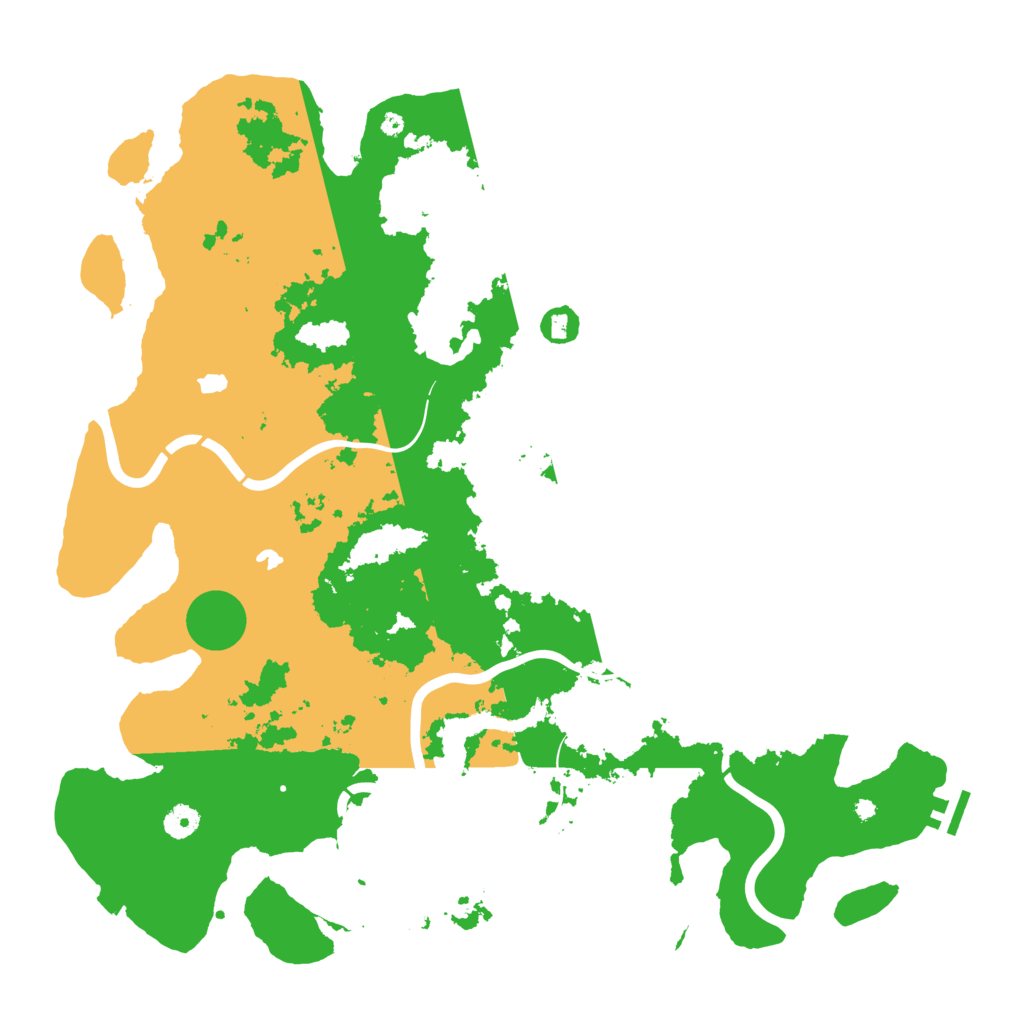 Biome Rust Map: Procedural Map, Size: 4500, Seed: 7162685
