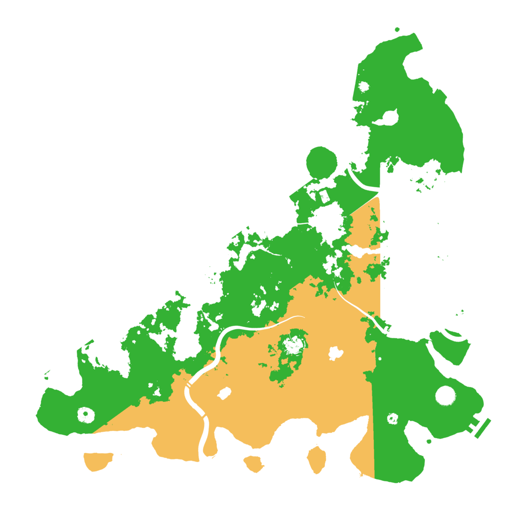 Biome Rust Map: Procedural Map, Size: 4500, Seed: 619910176