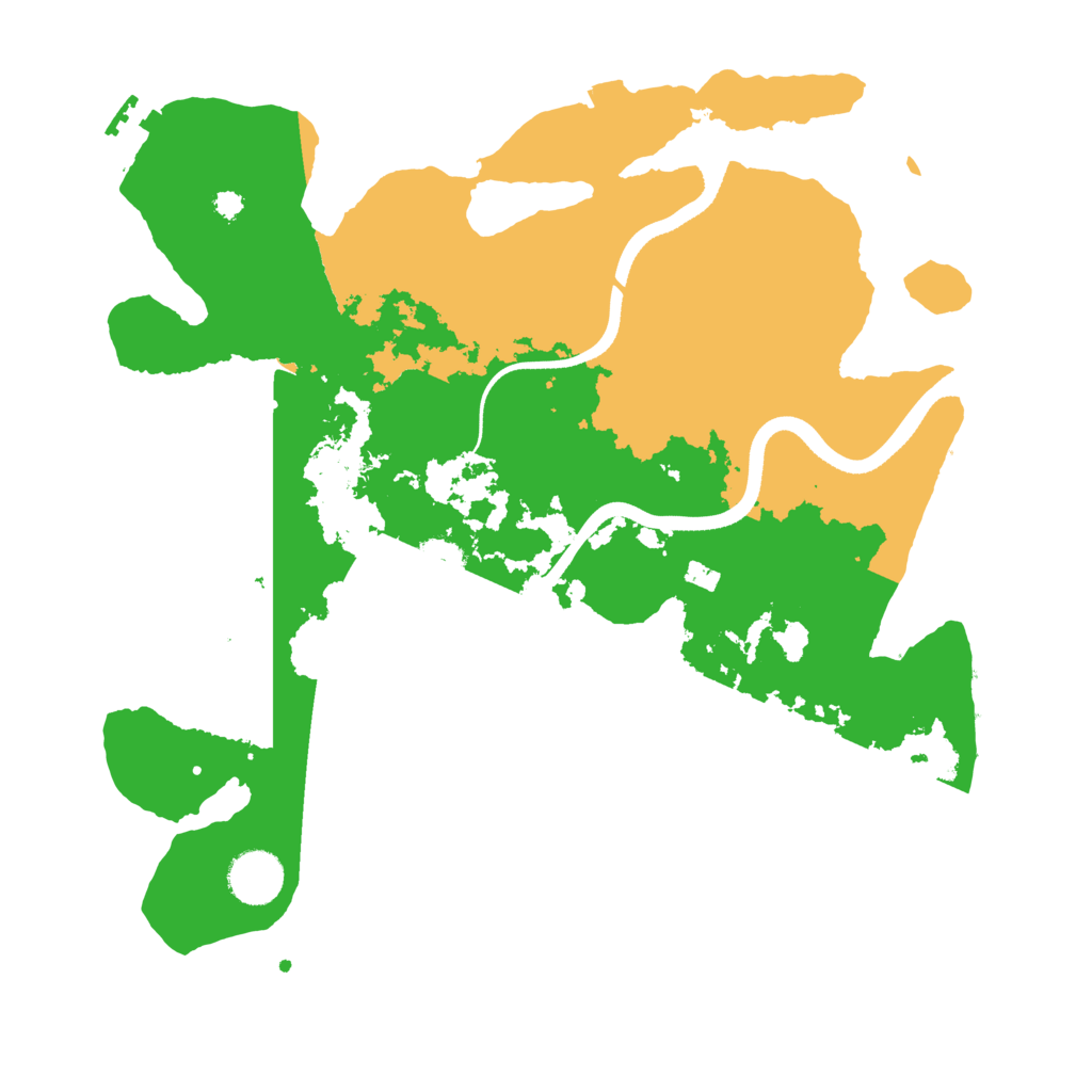 Biome Rust Map: Procedural Map, Size: 3500, Seed: 412988299