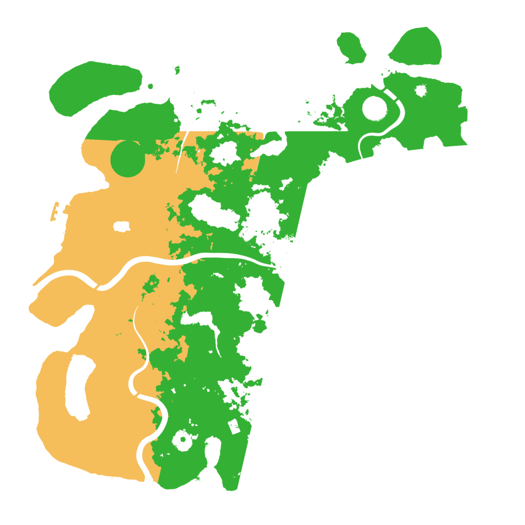 Biome Rust Map: Procedural Map, Size: 4000, Seed: 1761889578