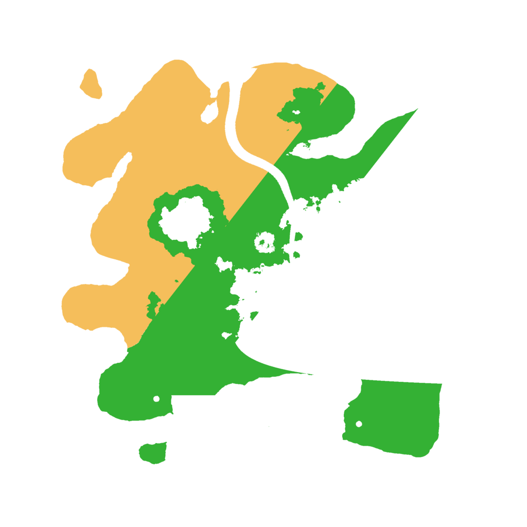 Biome Rust Map: Procedural Map, Size: 2500, Seed: 836433519