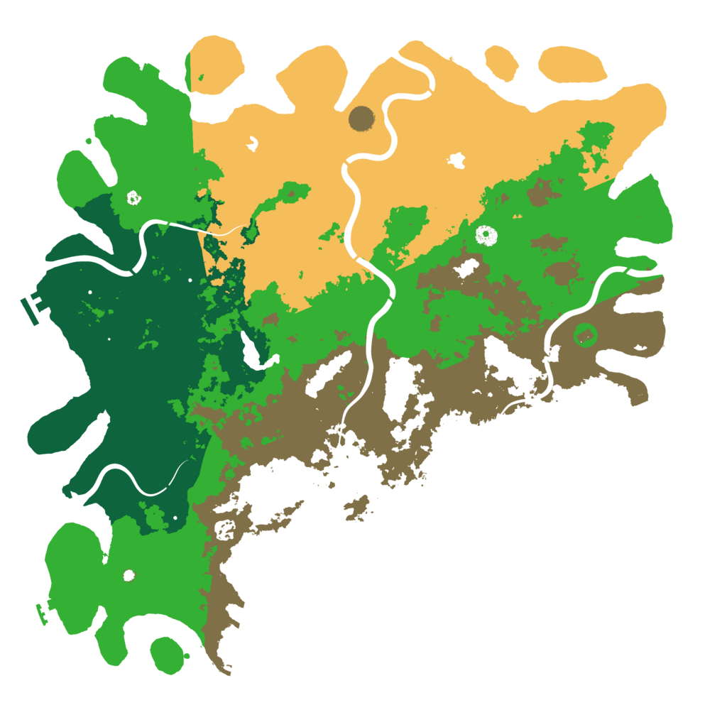 Biome Rust Map: Procedural Map, Size: 5000, Seed: 1273571341