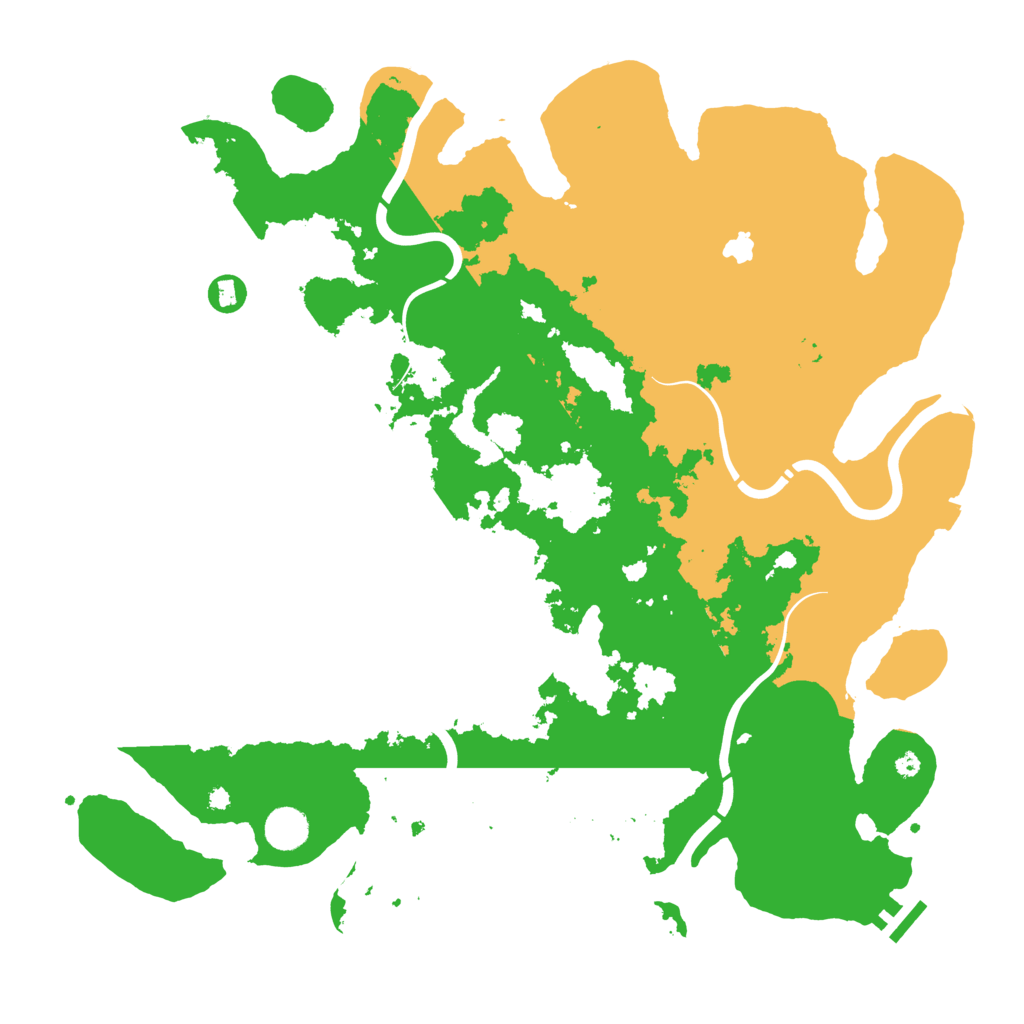 Biome Rust Map: Procedural Map, Size: 4250, Seed: 1564921174