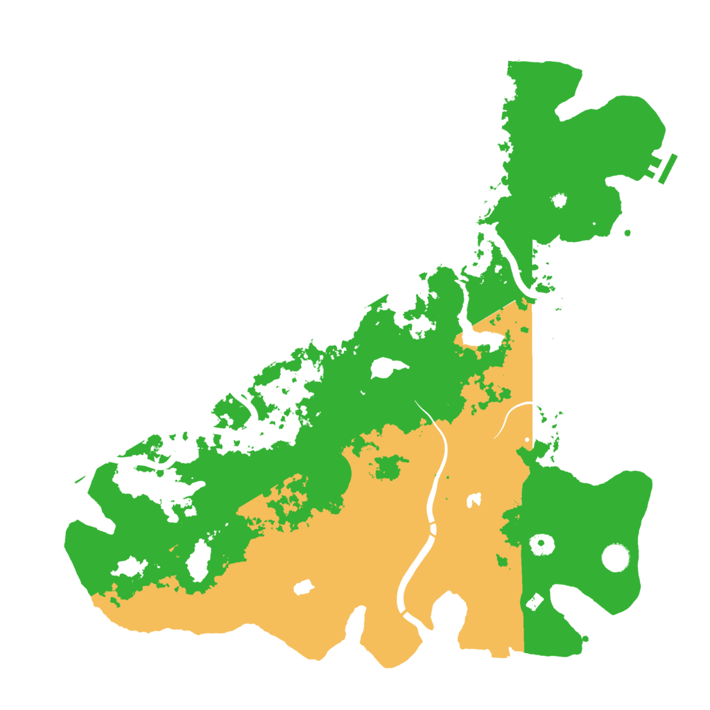 Biome Rust Map: Procedural Map, Size: 4500, Seed: 9875737