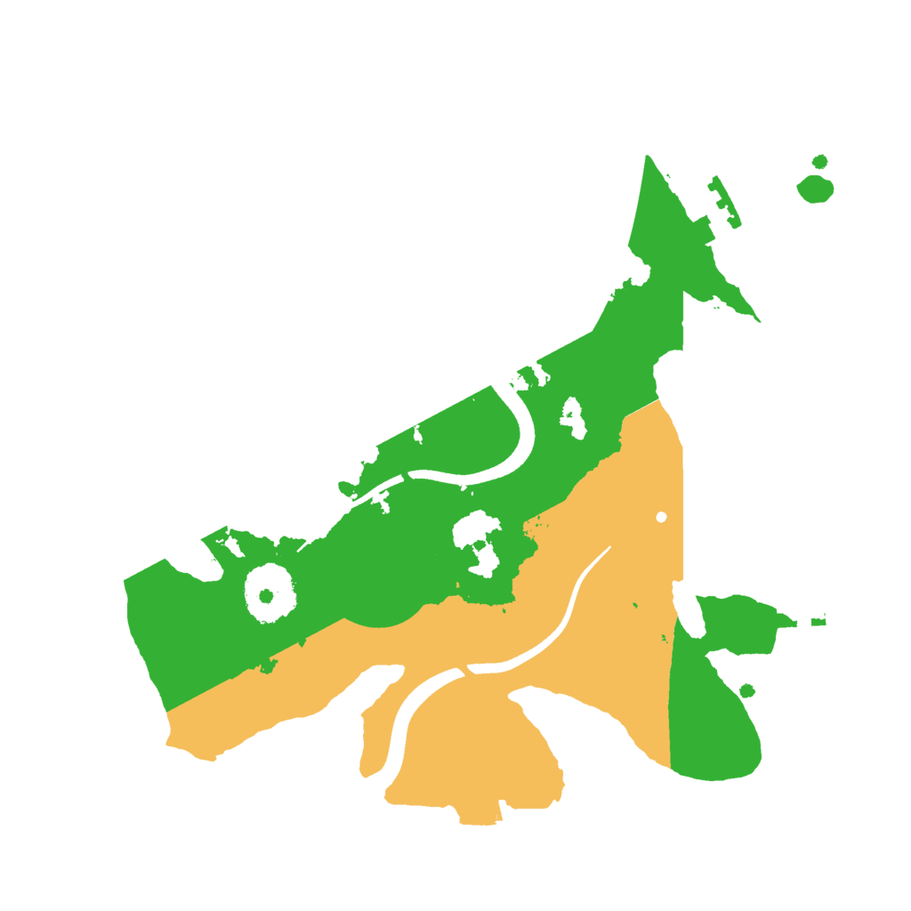 Biome Rust Map: Procedural Map, Size: 2500, Seed: 1648882141