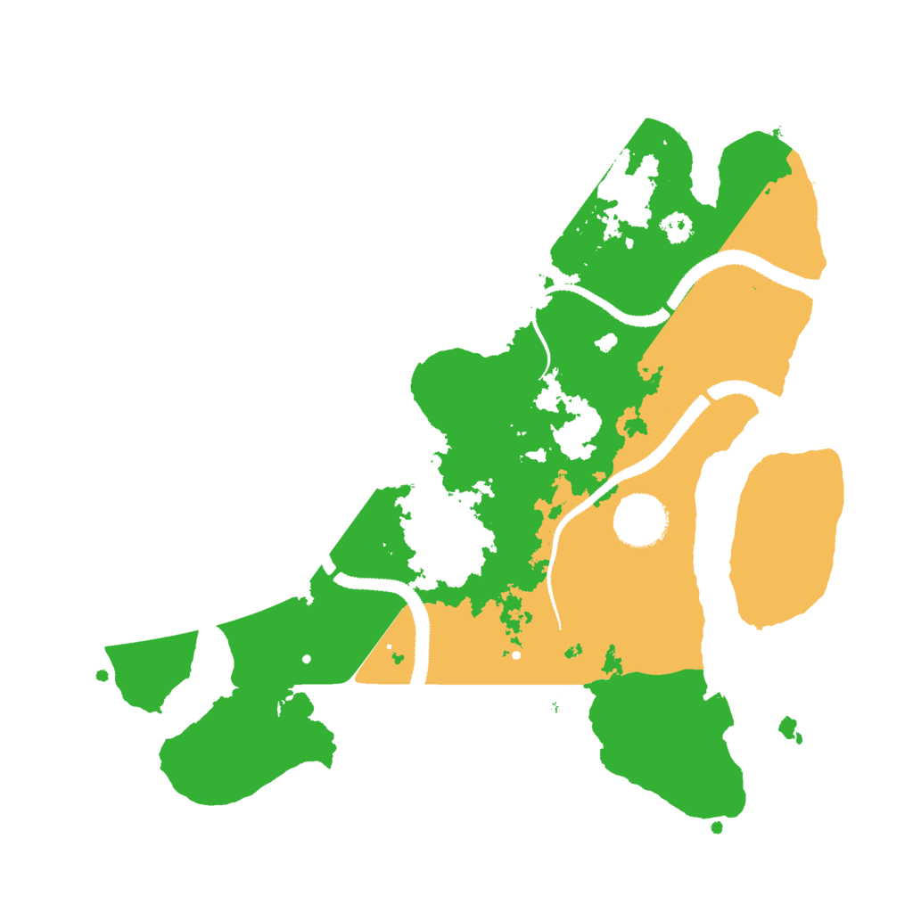 Biome Rust Map: Procedural Map, Size: 3000, Seed: 22229