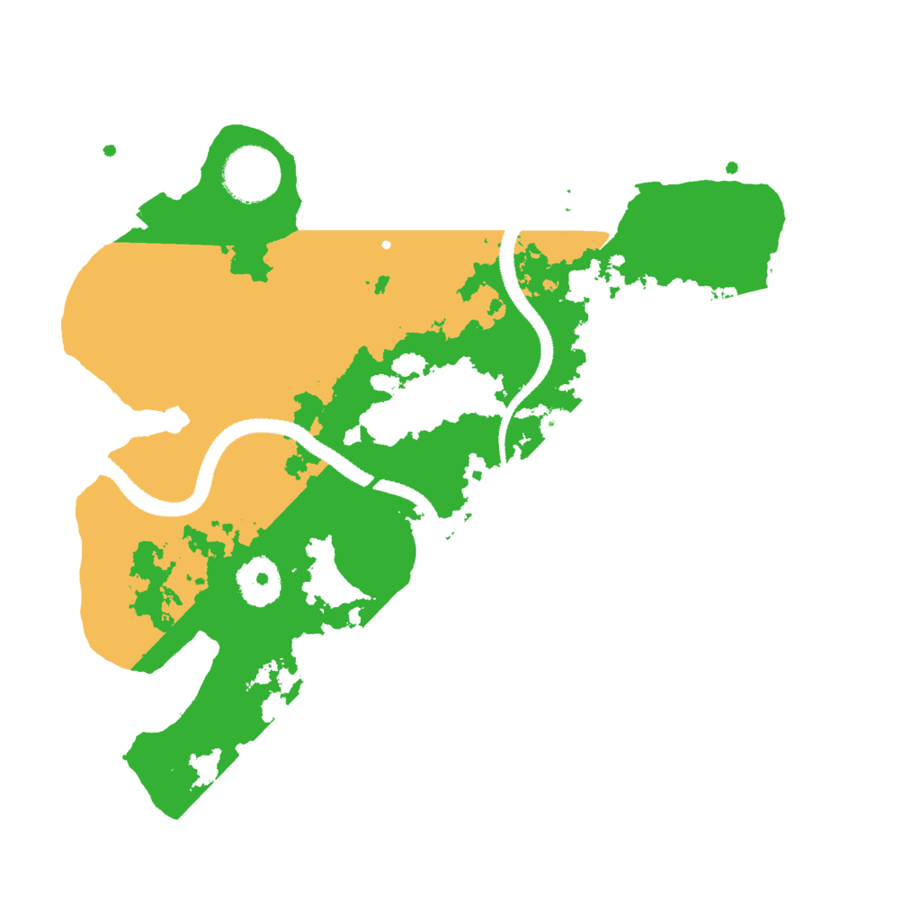Biome Rust Map: Procedural Map, Size: 3000, Seed: 22726
