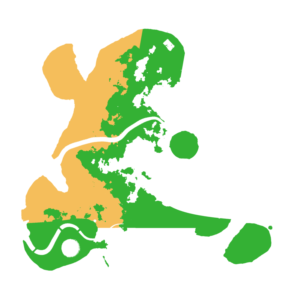 Biome Rust Map: Procedural Map, Size: 3000, Seed: 6969421