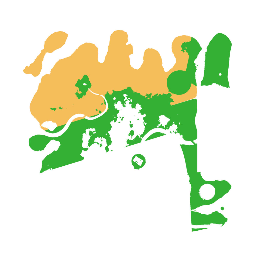 Biome Rust Map: Procedural Map, Size: 3000, Seed: 381210849