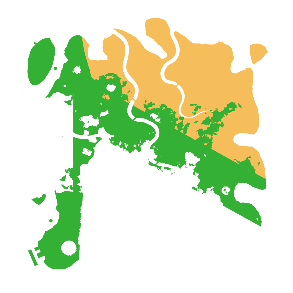Biome Rust Map: Procedural Map, Size: 3500, Seed: 777773973