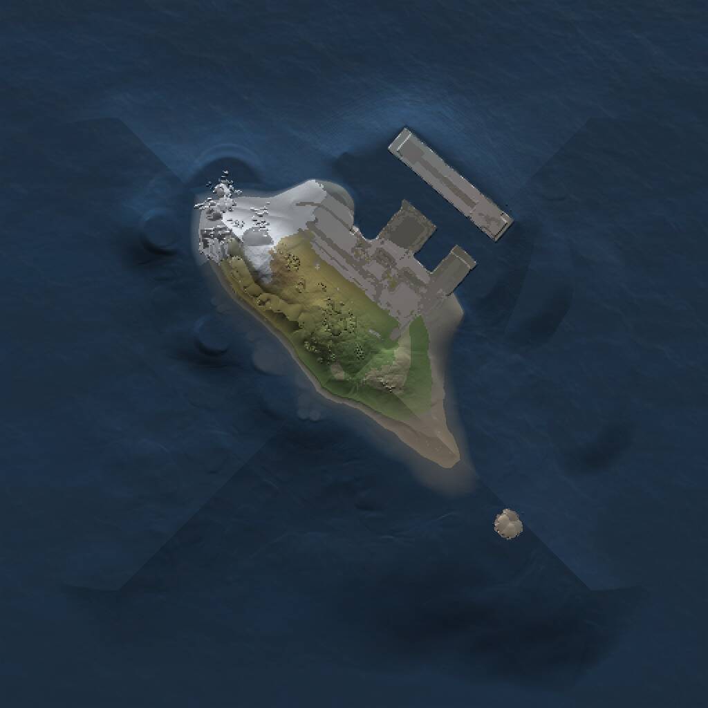 Rust Map: Procedural Map, Size: 1000, Seed: 869310678, 2 Monuments