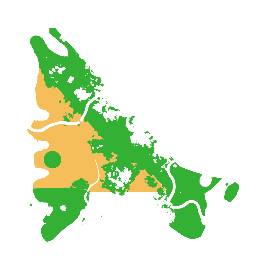 Biome Rust Map: Procedural Map, Size: 3900, Seed: 10628