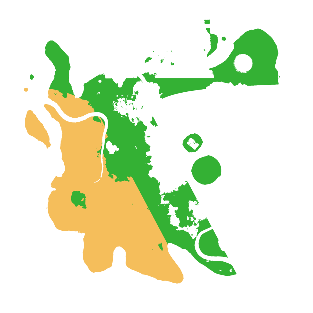 Biome Rust Map: Procedural Map, Size: 3000, Seed: 290490485