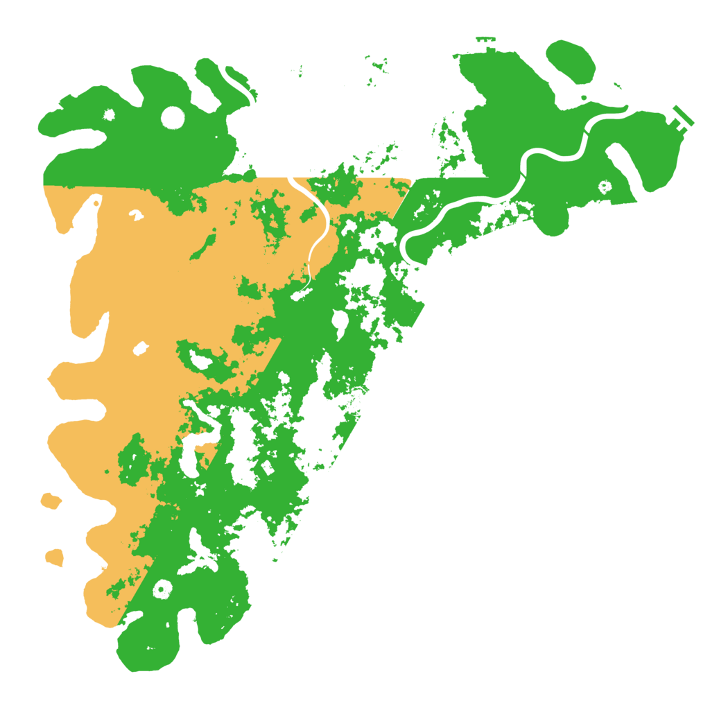 Biome Rust Map: Procedural Map, Size: 5500, Seed: 1076900721