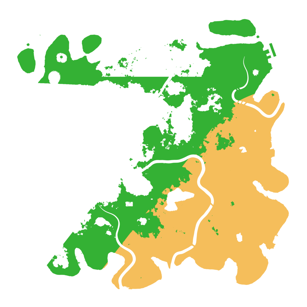 Biome Rust Map: Procedural Map, Size: 4500, Seed: 103266900