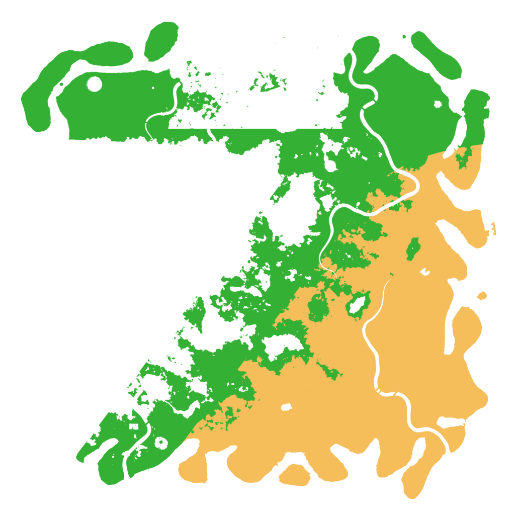 Biome Rust Map: Procedural Map, Size: 6000, Seed: 691776312