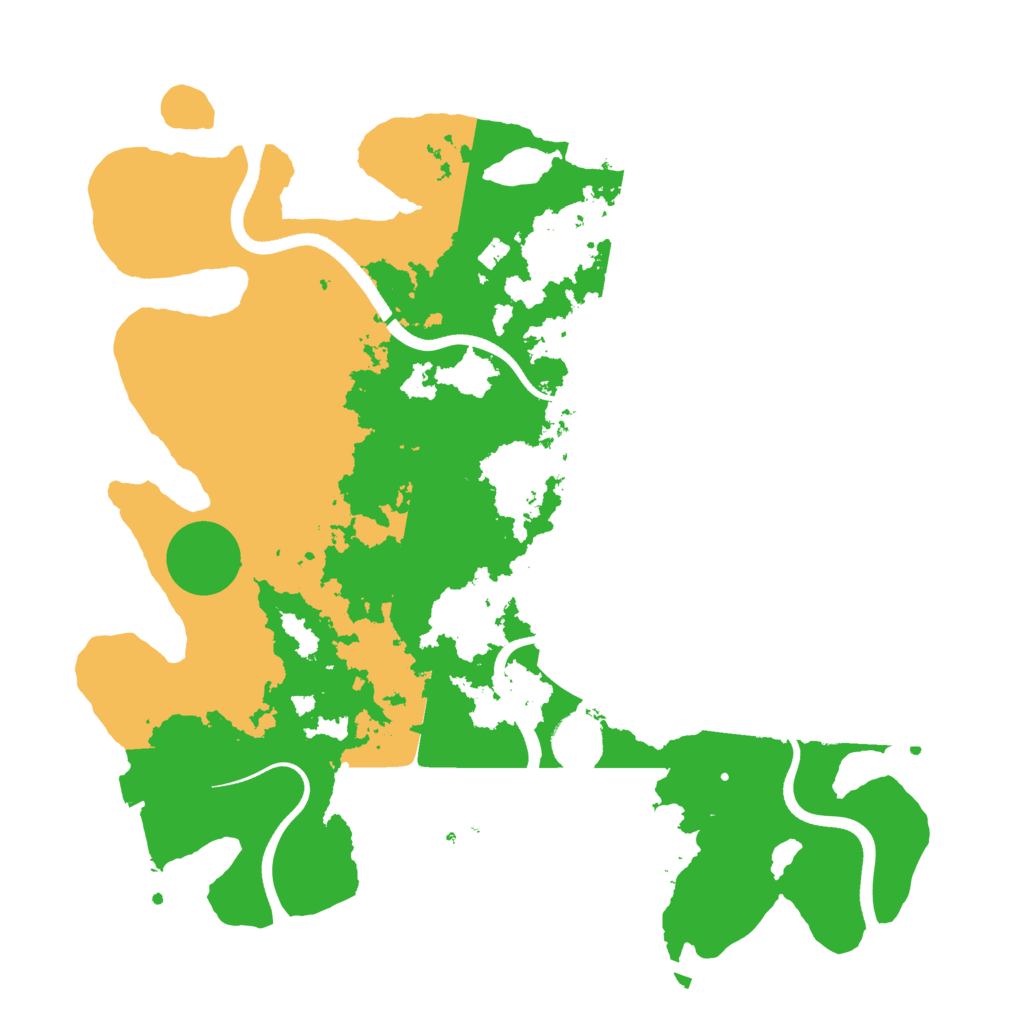 Biome Rust Map: Procedural Map, Size: 3650, Seed: 82043055