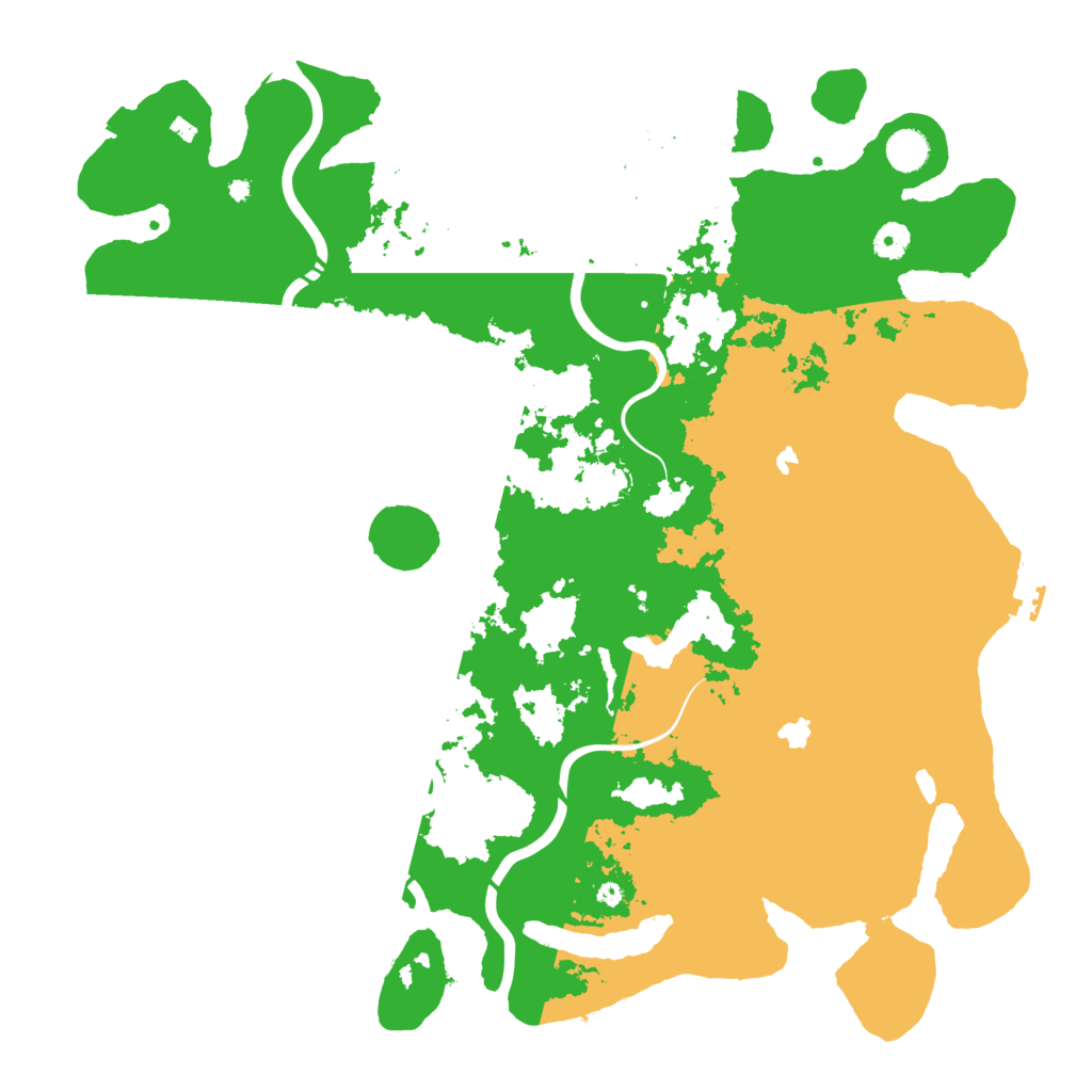 Biome Rust Map: Procedural Map, Size: 4500, Seed: 96791406