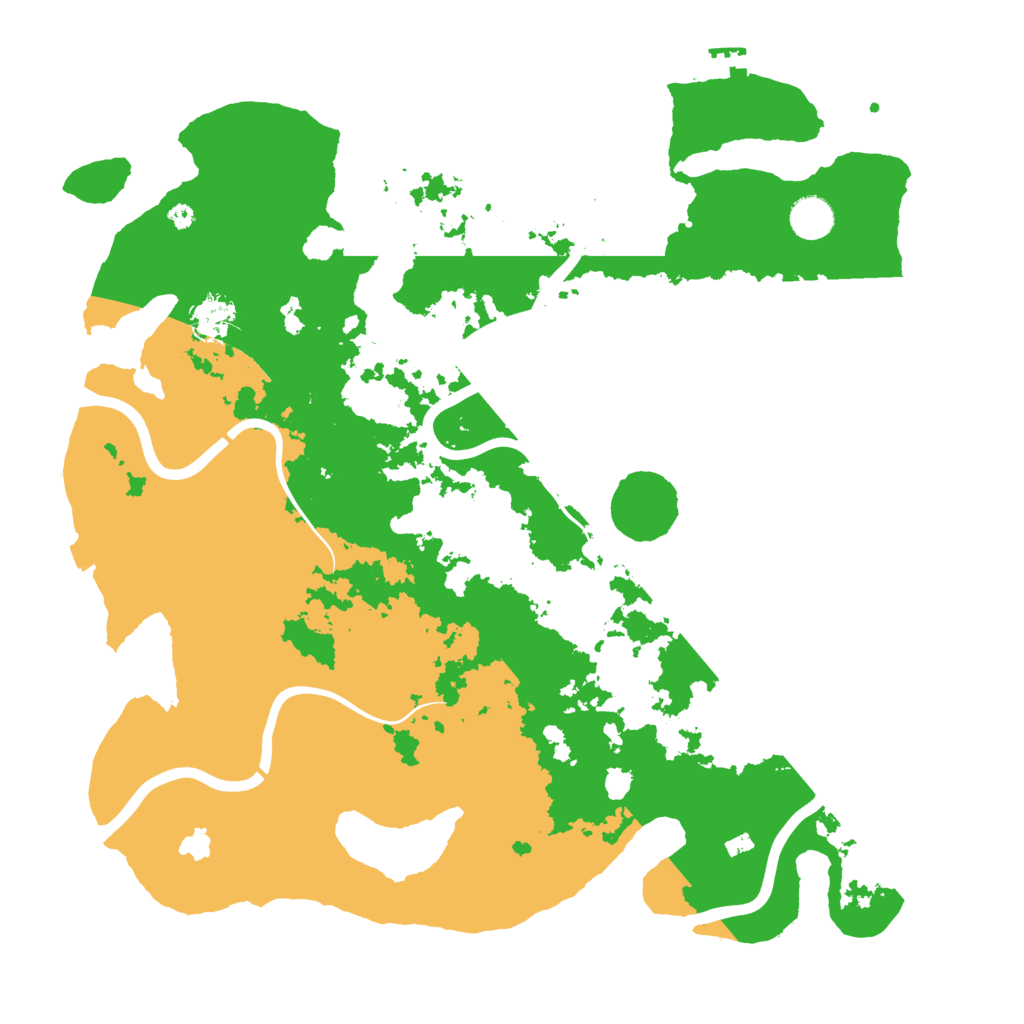 Biome Rust Map: Procedural Map, Size: 4150, Seed: 1386408760