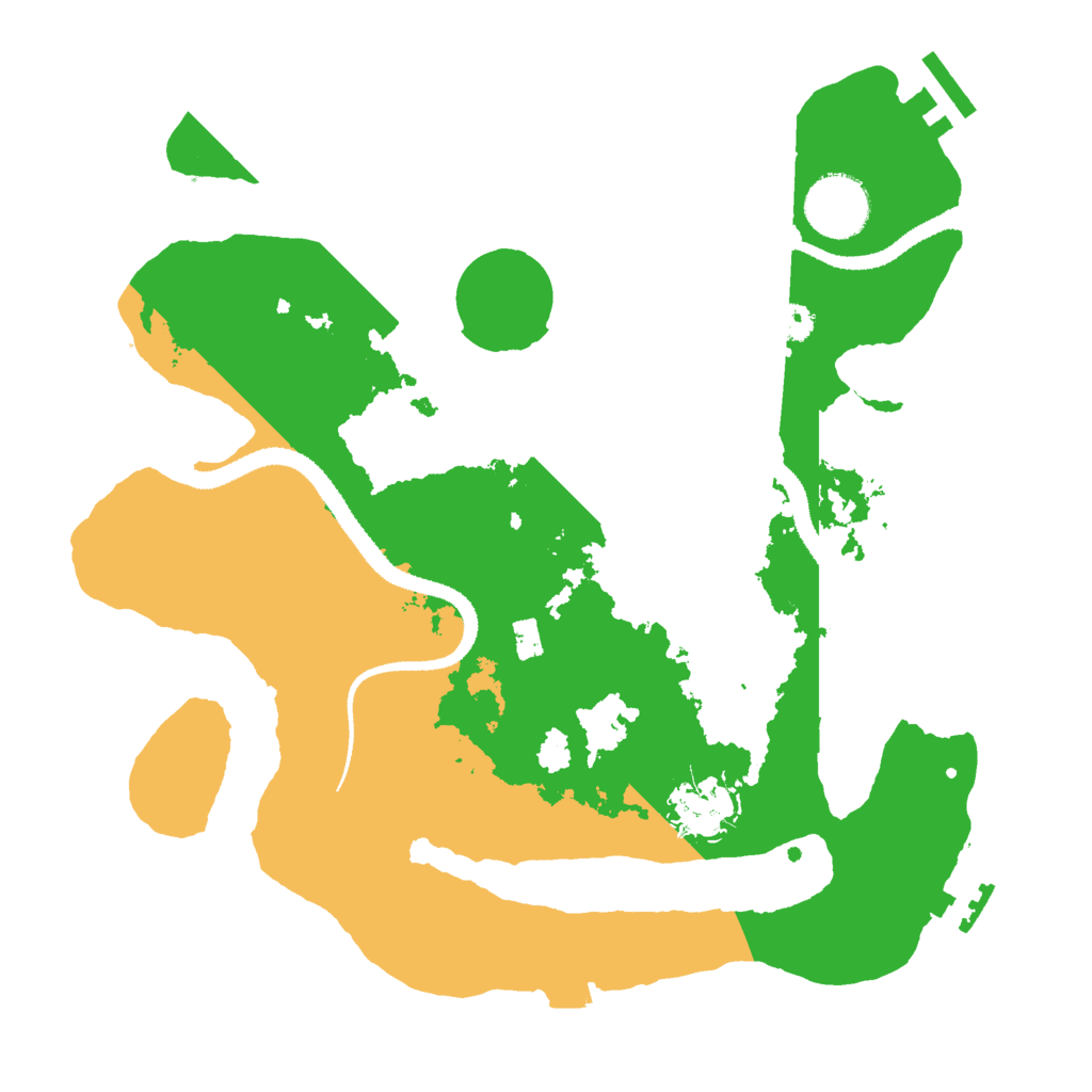 Biome Rust Map: Procedural Map, Size: 3000, Seed: 81295