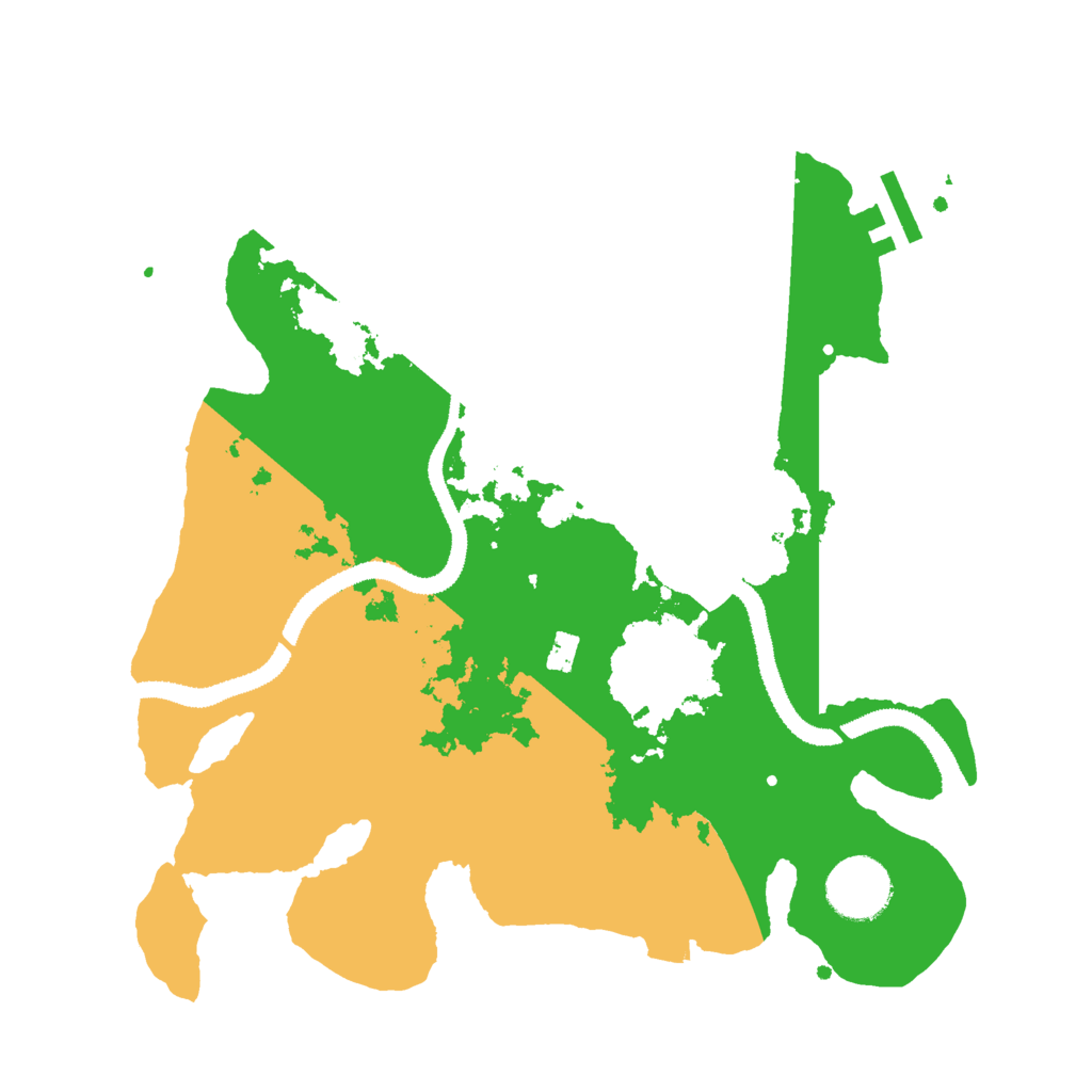 Biome Rust Map: Procedural Map, Size: 3000, Seed: 219876883