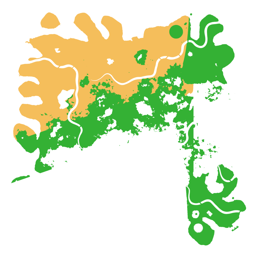 Biome Rust Map: Procedural Map, Size: 5000, Seed: 808489829