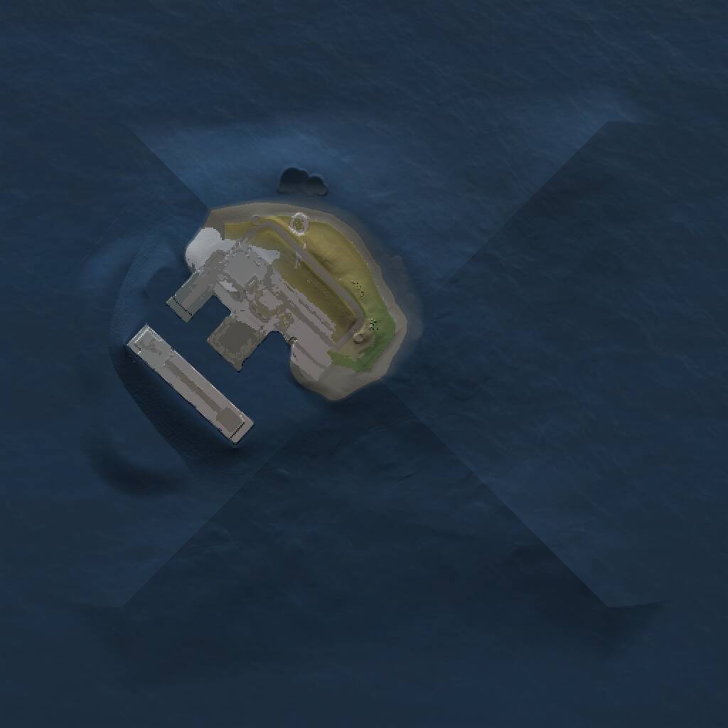 Rust Map: Procedural Map, Size: 1000, Seed: 947139746, 2 Monuments