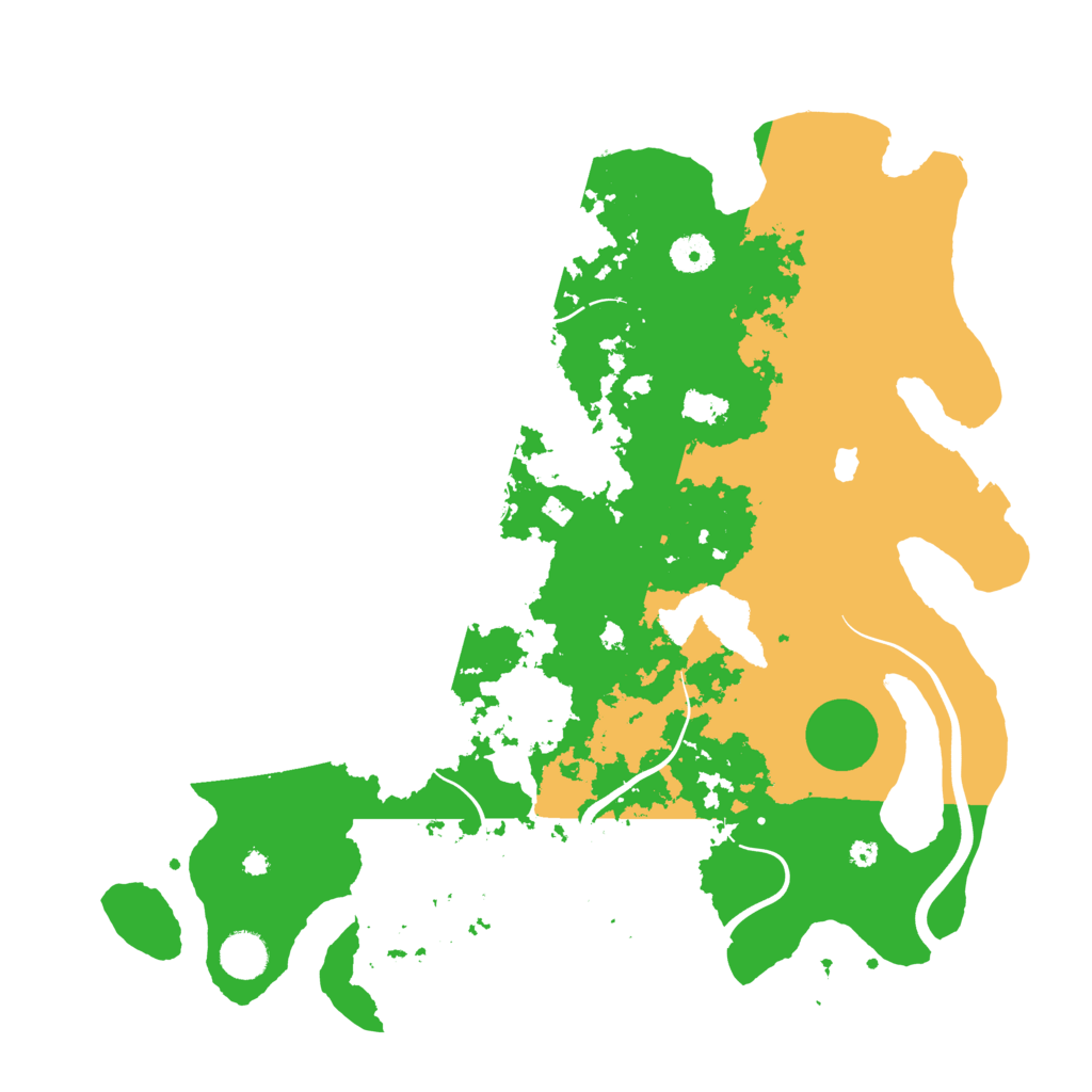 Biome Rust Map: Procedural Map, Size: 4000, Seed: 1364988456
