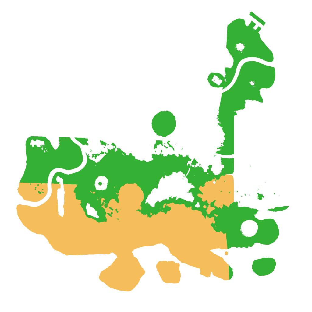 Biome Rust Map: Procedural Map, Size: 3400, Seed: 2088663505