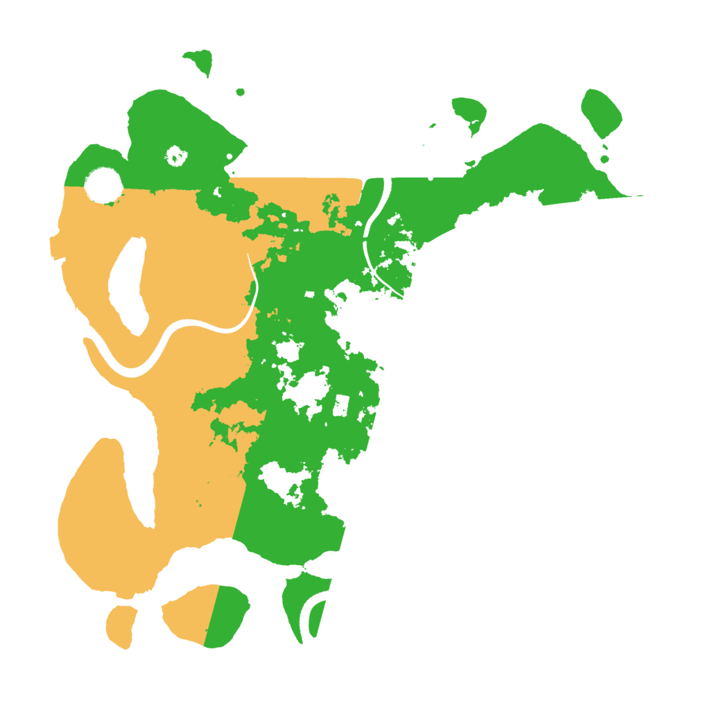 Biome Rust Map: Procedural Map, Size: 3500, Seed: 720933403