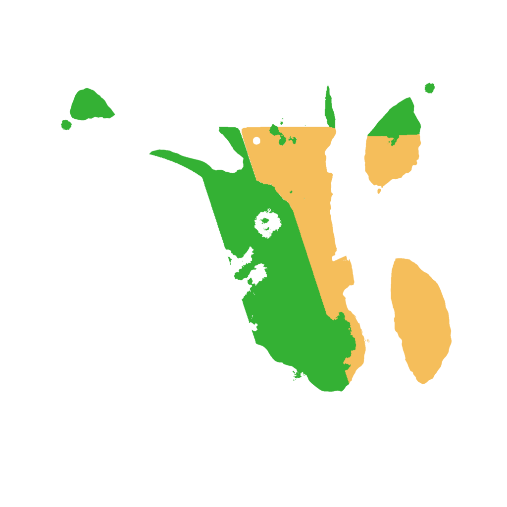 Biome Rust Map: Procedural Map, Size: 2000, Seed: 523213