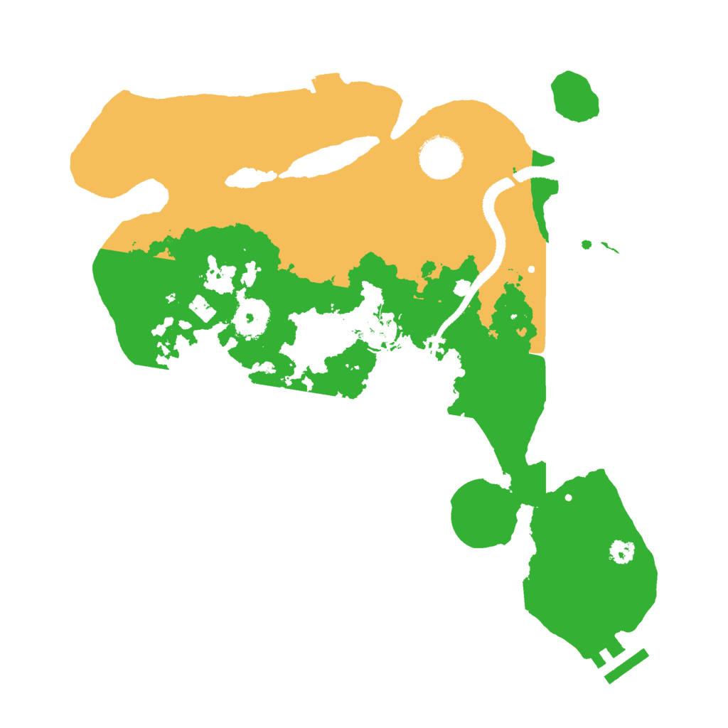 Biome Rust Map: Procedural Map, Size: 3000, Seed: 1302901353