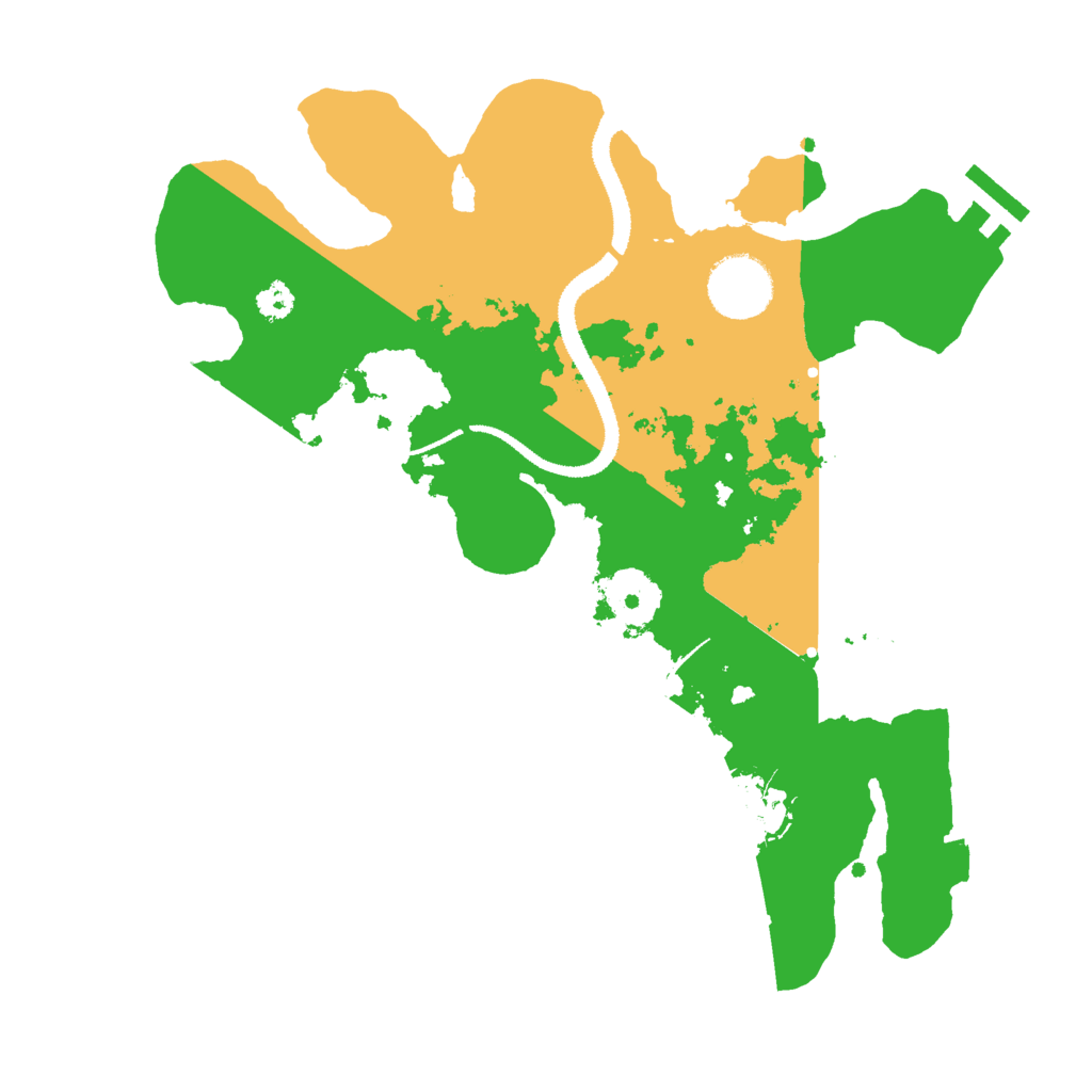 Biome Rust Map: Procedural Map, Size: 3000, Seed: 307929964