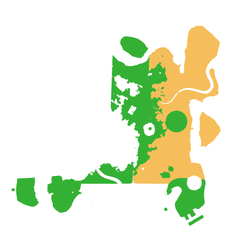 Biome Rust Map: Procedural Map, Size: 3000, Seed: 2175936