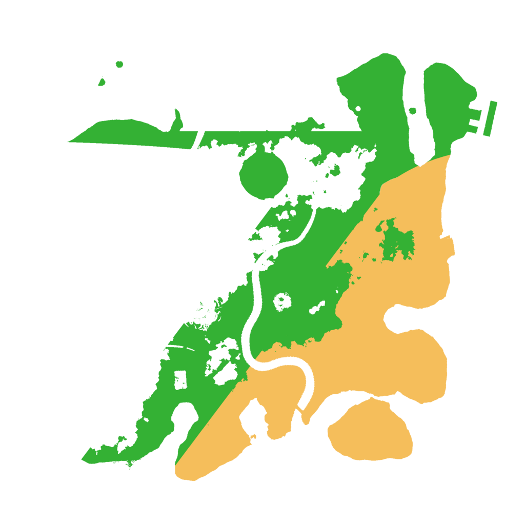 Biome Rust Map: Procedural Map, Size: 3000, Seed: 578559940