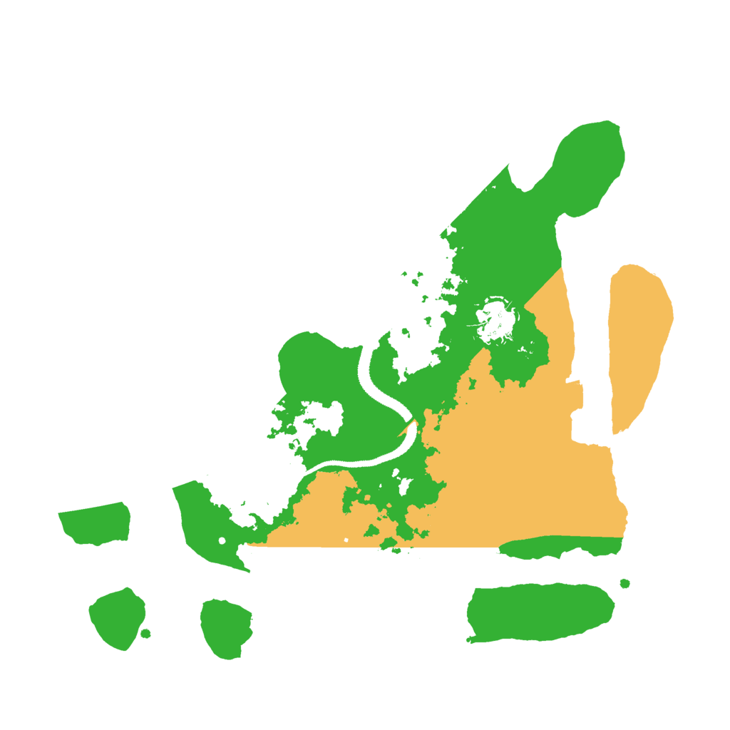 Biome Rust Map: Procedural Map, Size: 3000, Seed: 355712532