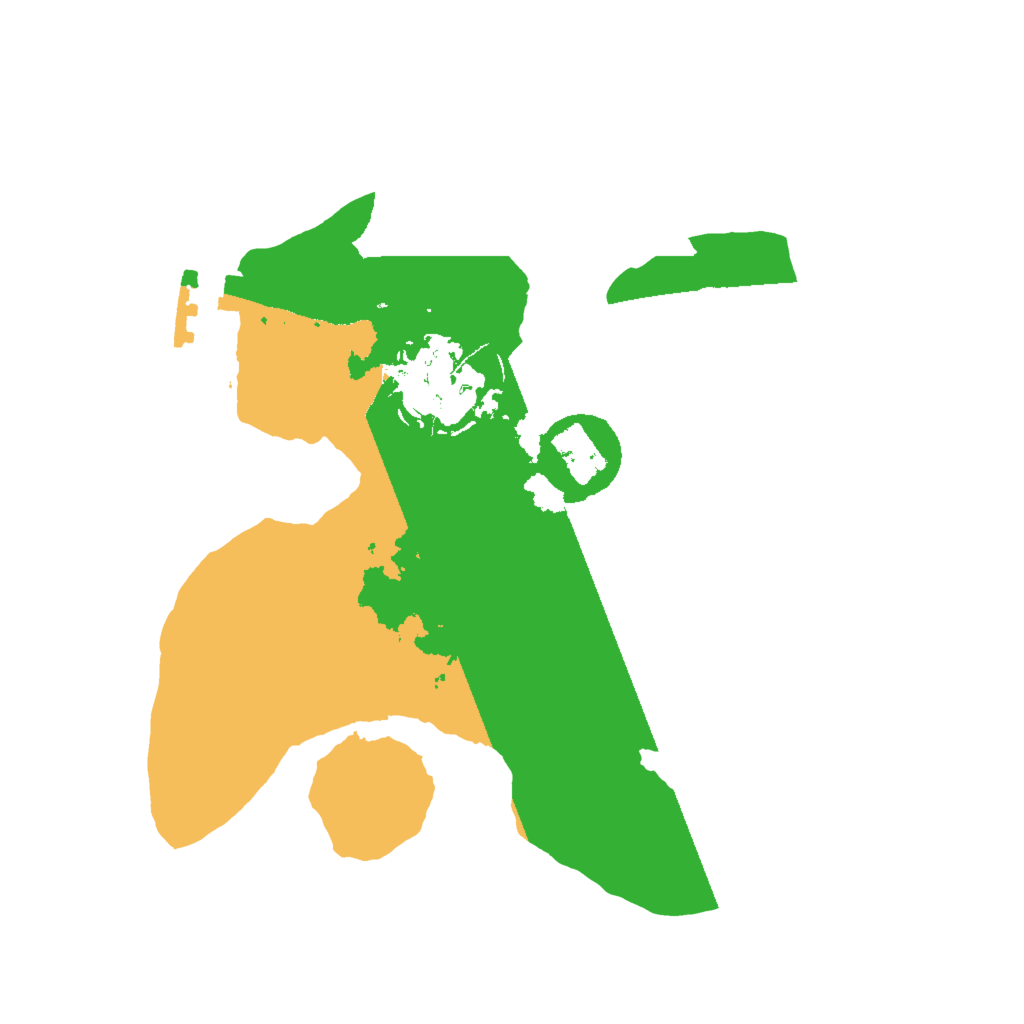 Biome Rust Map: Procedural Map, Size: 2000, Seed: 561843618