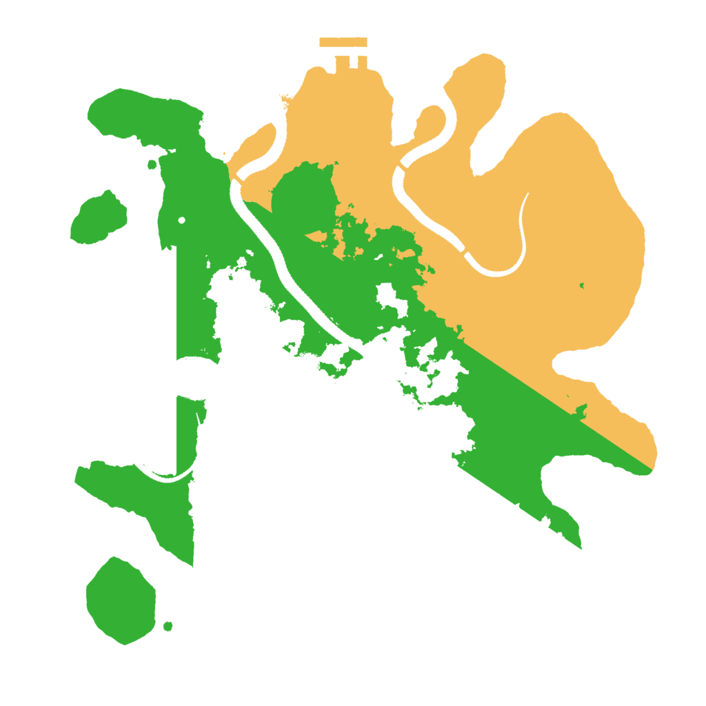 Biome Rust Map: Procedural Map, Size: 3000, Seed: 4631353