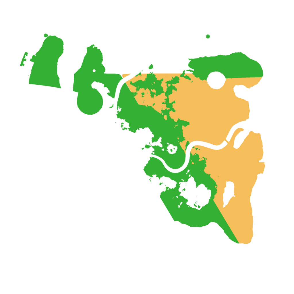 Biome Rust Map: Procedural Map, Size: 3000, Seed: 2334761