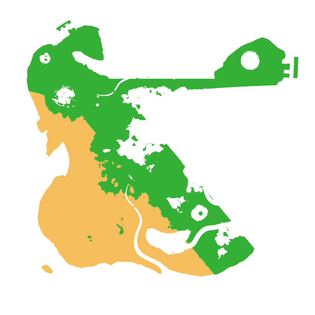 Biome Rust Map: Procedural Map, Size: 3000, Seed: 1386408760