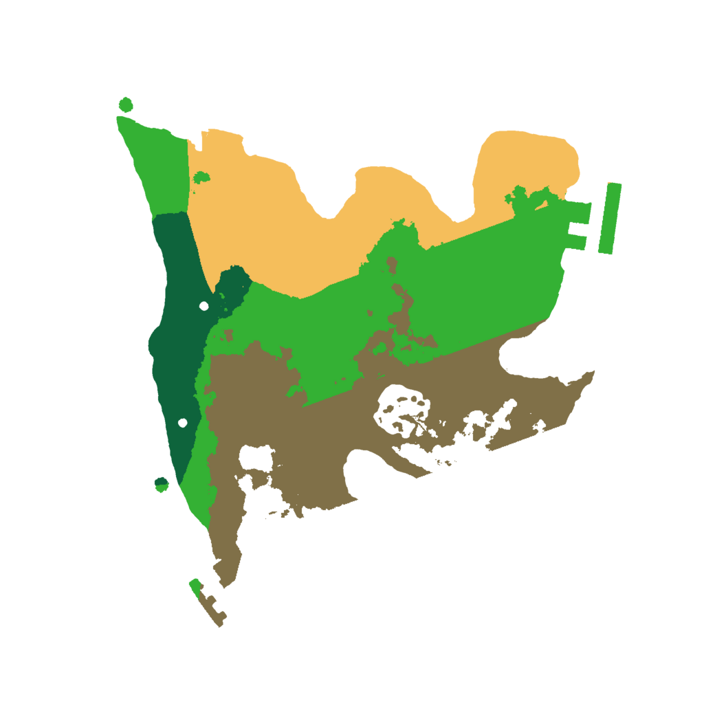 Biome Rust Map: Procedural Map, Size: 2000, Seed: 728593441