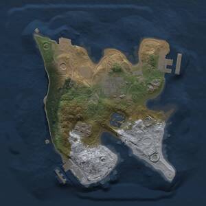 Thumbnail Rust Map: Procedural Map, Size: 2000, Seed: 728593441, 9 Monuments