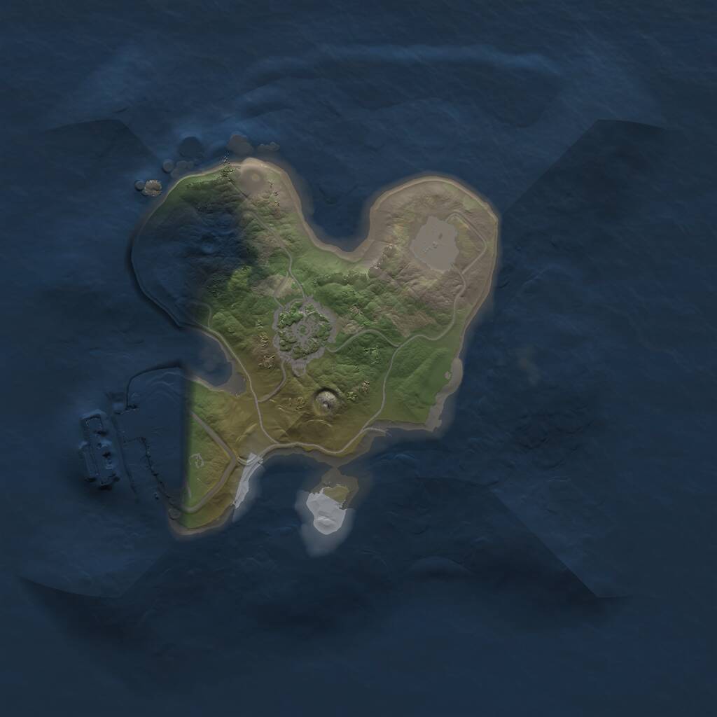 Rust Map: Procedural Map, Size: 1700, Seed: 48392017, 3 Monuments