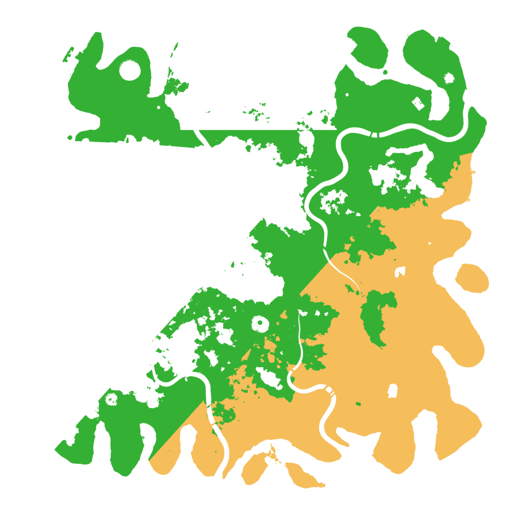 Biome Rust Map: Procedural Map, Size: 4500, Seed: 80824198